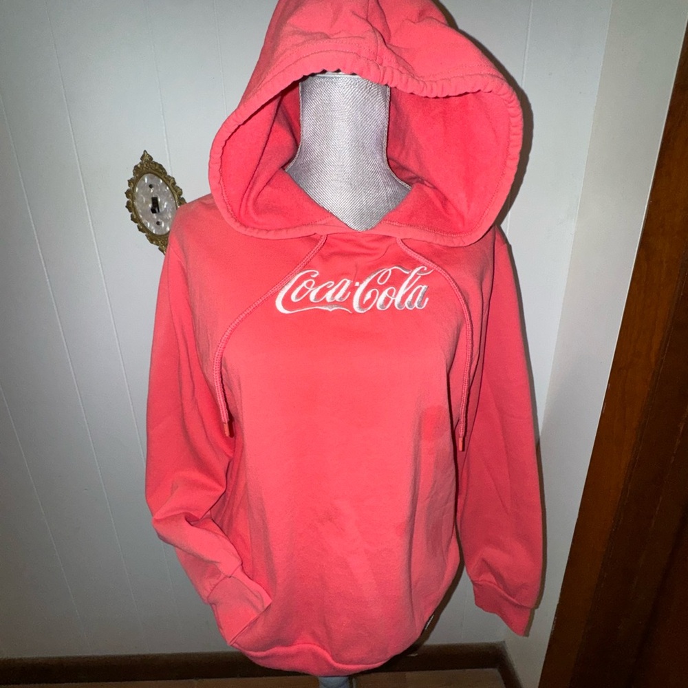 Coca Cola Women's Coral Hoodie